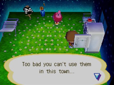 Too bad you can't use them in this town...