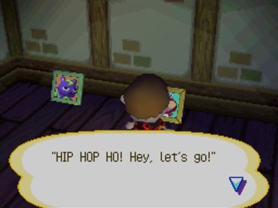 Quote on Puddles' pic: "HIP HOP HO! Hey, let's go!"