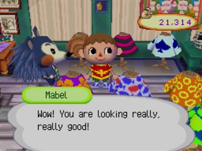 Mabel: Wow! You are looking really, really good!