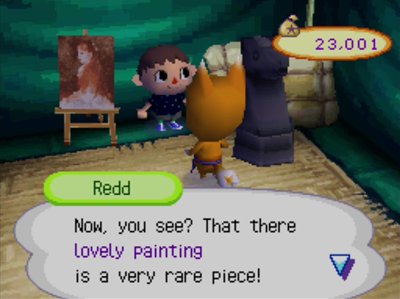 Redd: Now, you see? That there lovely painting is a very rare piece!
