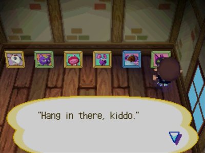 Quote on Kiki's pic: Hang in there, kiddo.