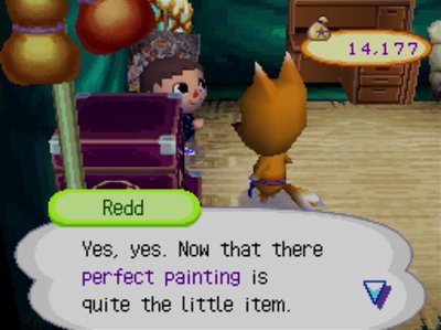 Redd: Yes, yes. Now that there perfect painting is quite the little item.