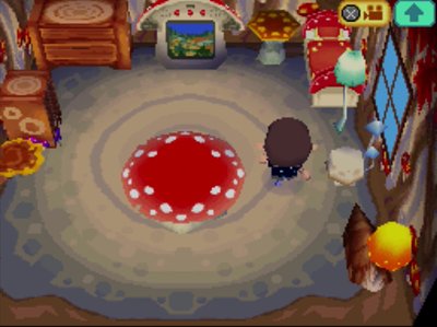 The full mush furniture set you earn from Cornimer during the Acorn Festival in Animal Crossing: Wild World.