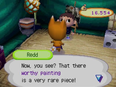 Redd: Now, you see? That there worthy painting is a very rare piece!