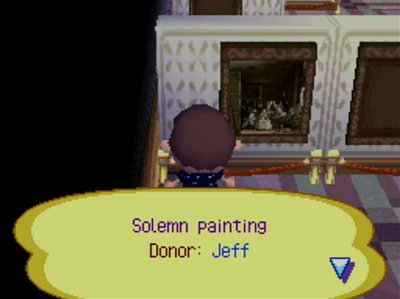Solemn painting. Donor: Jeff.