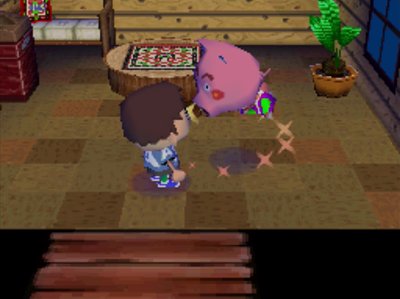 Curly appears to fly as he takes some cold medicine.