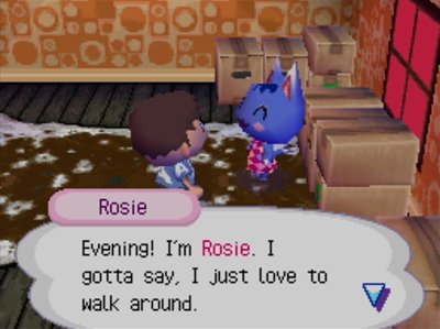 Rosie: Evening! I'm Rosie. I gotta say, I just love to walk around.