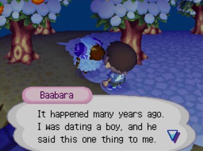 Baabara: It happened many years ago. I was dating a boy, and he said this one thing to me.