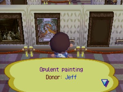 Opulent painting. Donor: Jeff.