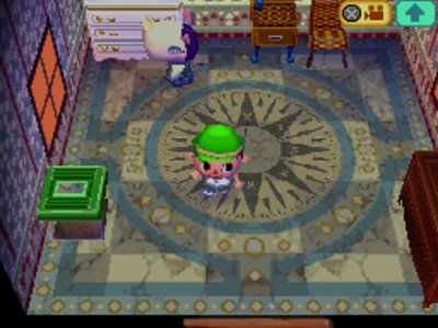 Jeff wears a Tyrolean hat in Animal Crossing: Wild World.