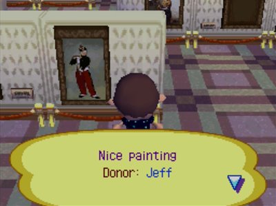 Nice painting. Donor: Jeff