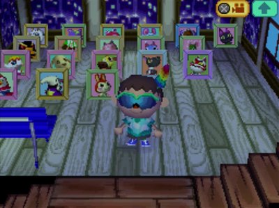 My room of villager photos.
