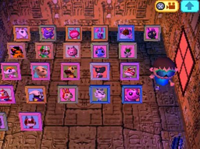 The ancient tile and wall on display in my upstairs, villager photo room.