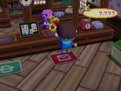 7,777 bells in my pockets as I hand Phyllis a bag of cash.