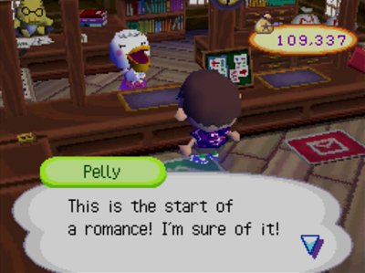 Pelly: This is the start of a romance! I'm sure of it!