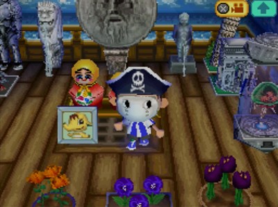 Eloise's picture in Animal Crossing: Wild World.