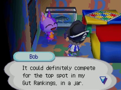 Bob: It could definitely compete for the top spot in my Gut Rankings, in a jar.