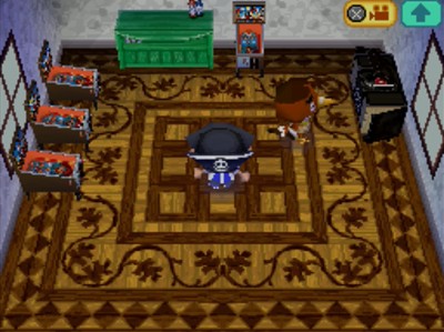 The inside of Anchovy's house, including four pinball machines.