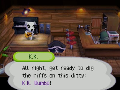 K.K.: All right, get ready to dig the riffs on this ditty: K.K. Gumbo!