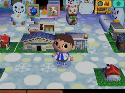 The museum model, on display in my house in Animal Crossing: Wild World (ACWW).