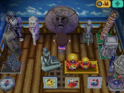 The Moai statue added to my Gulliver room.