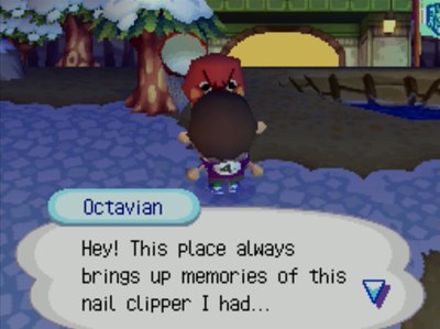 Octavian: Hey! This place always brings up memories of this nail clipper I had...