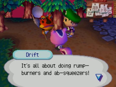 Drift: It's all about doing rump-burners and ab-squeezers!