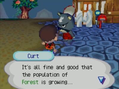 Curt: It's all fine and good that the population of Forest is growing...