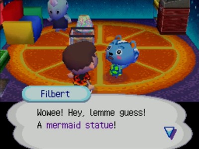 Filbert: Wowee! Hey, lemme guess! A mermaid statue!
