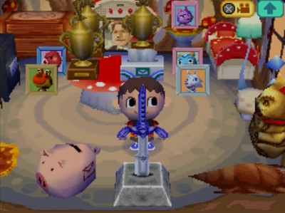 Whitney's pic on display in my house.