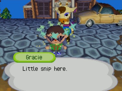 Gracie: Little snip here.