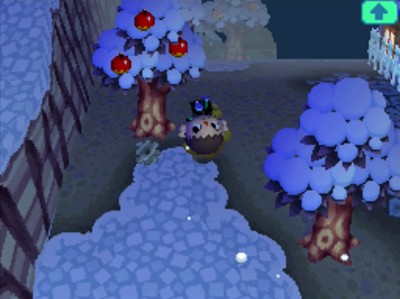 Jumping out of a pitfall next to a UFO seed.