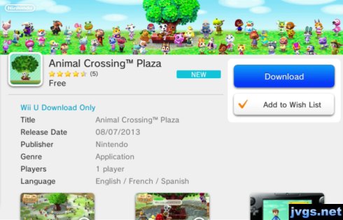 Gorgelen elkaar gegevens Animal Crossing Plaza - Wii U - Jeff's Gaming Blog