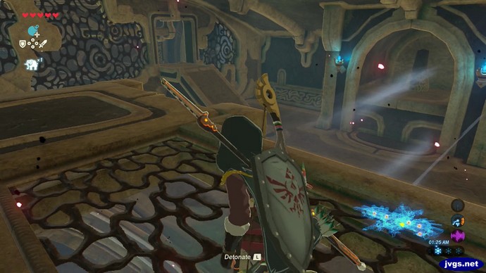 Inside Divine Beast Vah Medoh in The Legend of Zelda: Breath of the Wild.