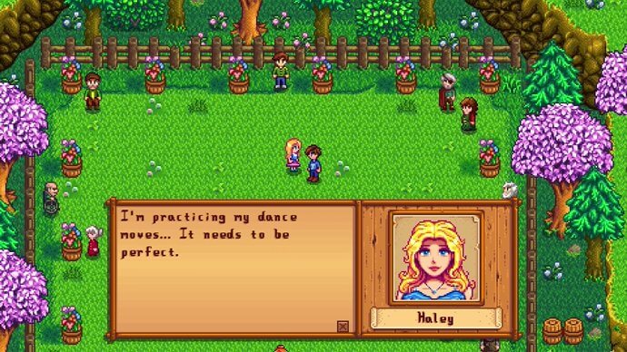 Haley, at the Flower Dance: I'm practicing my dance moves... It needs to be perfect.