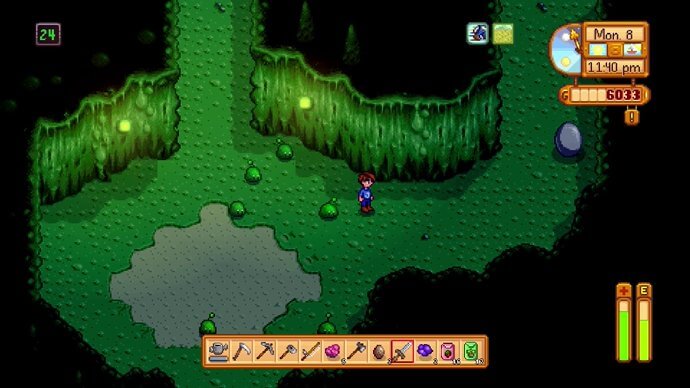 Level 24 of the mine in Stardew Valley.