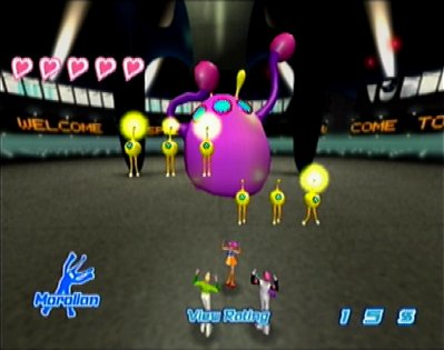 Screenshot of Space Channel 5 for Sega Dreamcast.