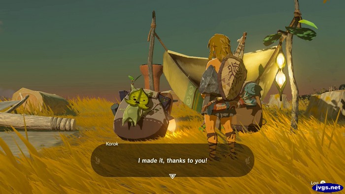 Korok: I made it, thanks to you!