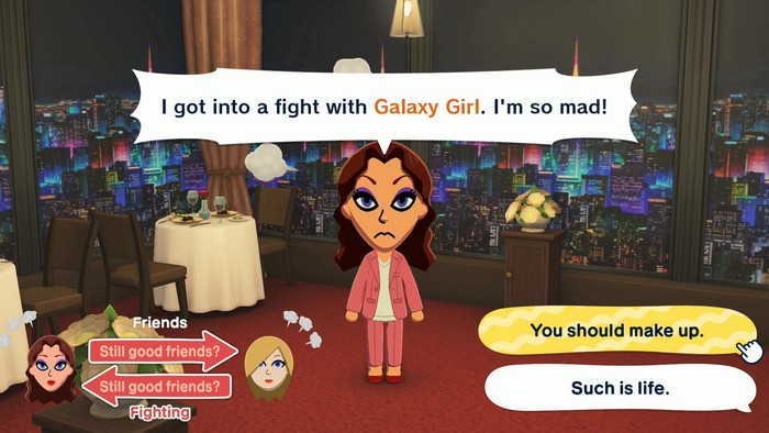 Pauline: I got into a fight with Galaxy Girl. I'm so mad!
