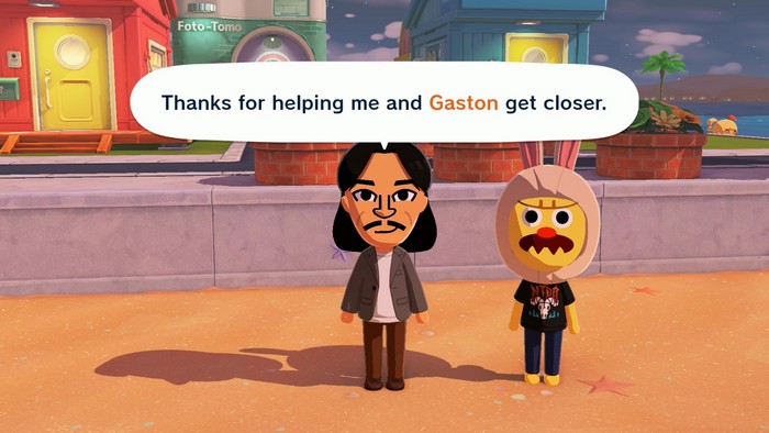 Inigo Montoya: Thanks for helping me and Gaston get closer.