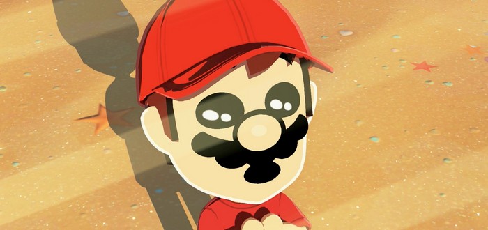 Mario reacts to his super all-time favorite food.