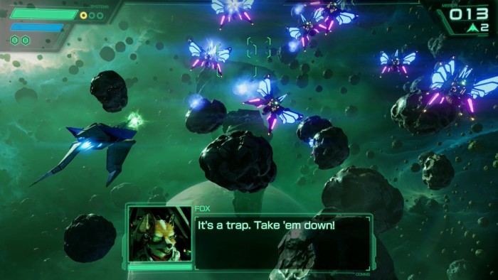 Screenshot of Star Fox for Switch 2.