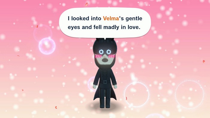 Batman: I looked into Velma's gentle eyes and fell madly in love.