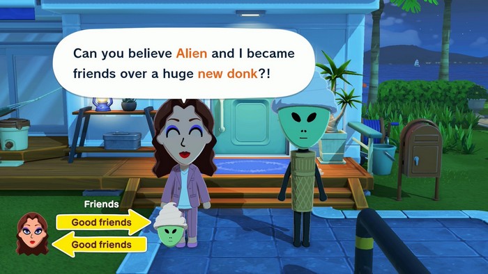Pauline: Can you believe Alien and I became friends over a huge new donk?!