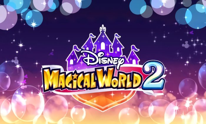 Disney Magical World 2 title screen for Nintendo 3DS.