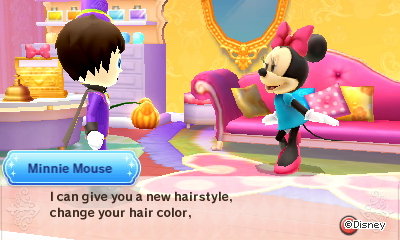 Minnie Mouse: I can give you a new hairstyle, change your hair color...