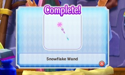 The snowflake wand in Disney Magical World 2.