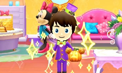 The superstar sparkles I bought in Minnie's salon in Disney Magical World 2.
