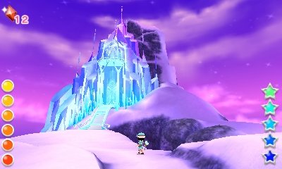 The ice castle where the Frozen world boss ghost resides.