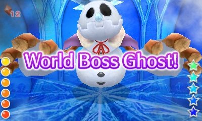 Spike, the snowman world boss ghost of the Frozen world in DMW2.